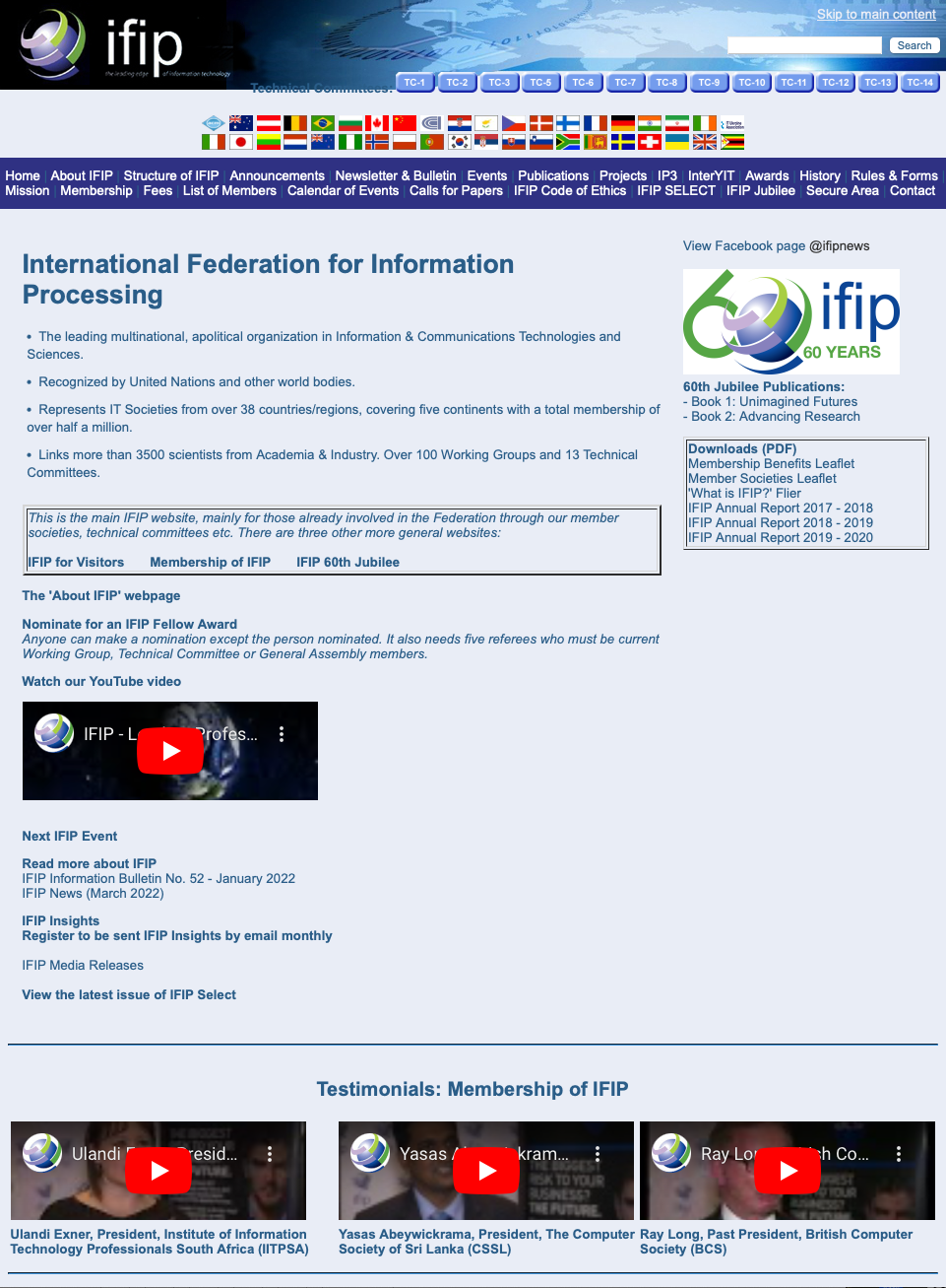 IFIP Website